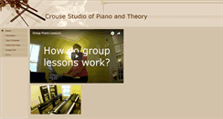 Desktop Screenshot of crousepianostudio.com
