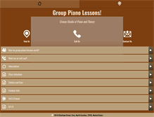 Tablet Screenshot of crousepianostudio.com